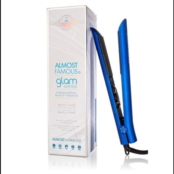 Almost Famous Glam Series 1.25" Flat Iron with Luxe Gem Infused Plates